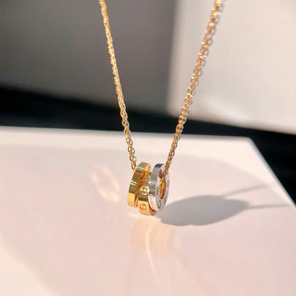 [Amore Jewelry]LOVE 6 DIAMOND PENDANT NECKLACE