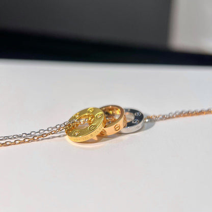 [Amore Jewelry]LOVE 6 DIAMOND PENDANT NECKLACE