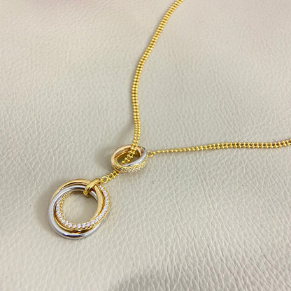 [Amore Jewelry]TRINITY DIAMONDS NECKLACE