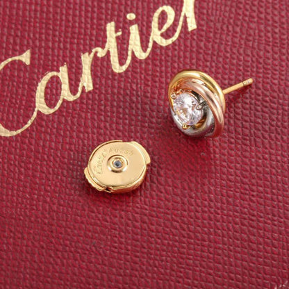 [Amore Jewelry]TRINITY STUD DIAMOND EARRINGS