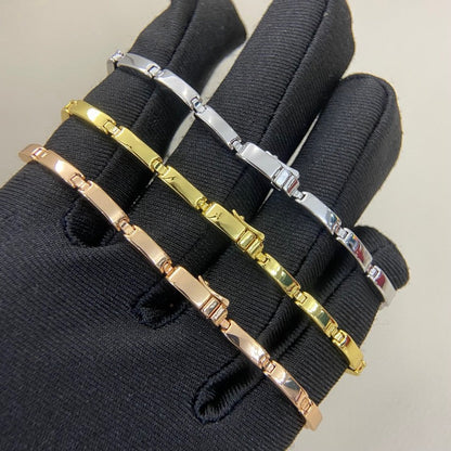 [Amore Jewelry]PANTHERE HALF DIAMOND ON CHAIN BRACELET