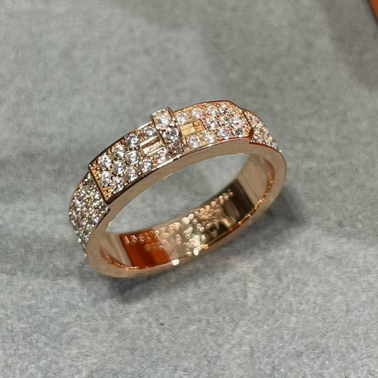 [Amore Jewelry]KELLY PINK GOLD DIAMOND RING