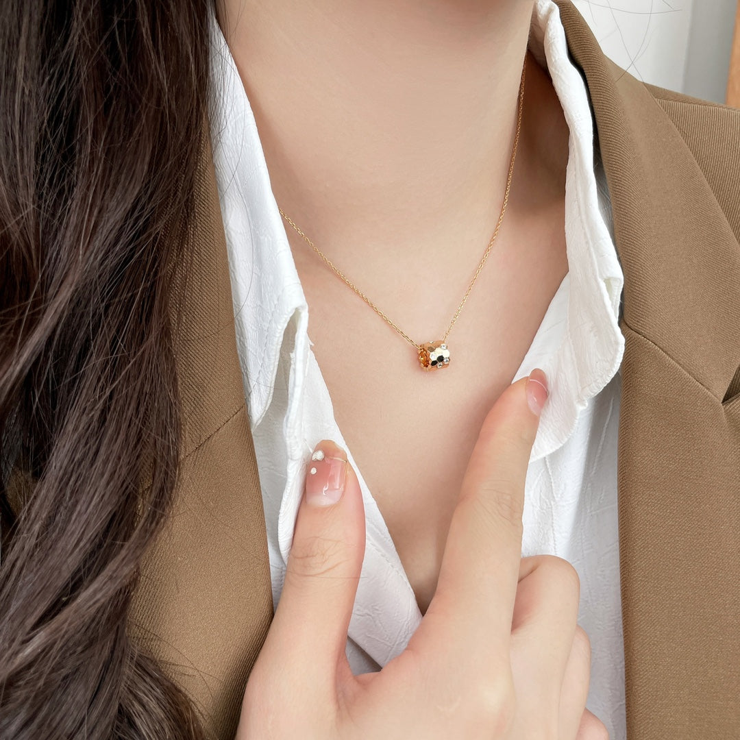 [Amore Jewelry]BEE MINI PEDANT DIAMOND NECKLACE