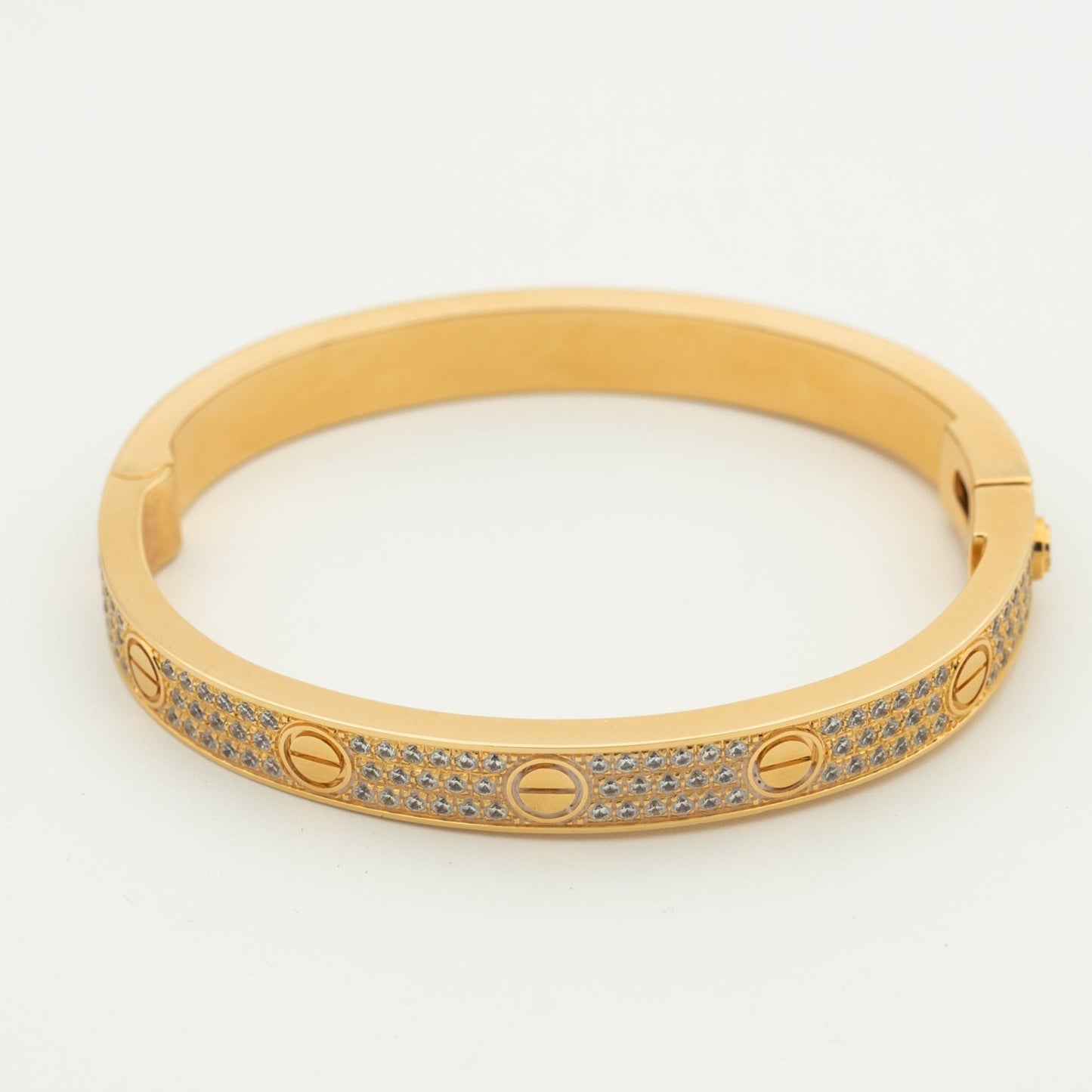 [Amore Jewelry]LOVE BRACELET 6.1MM DIAMOND-PAVED
