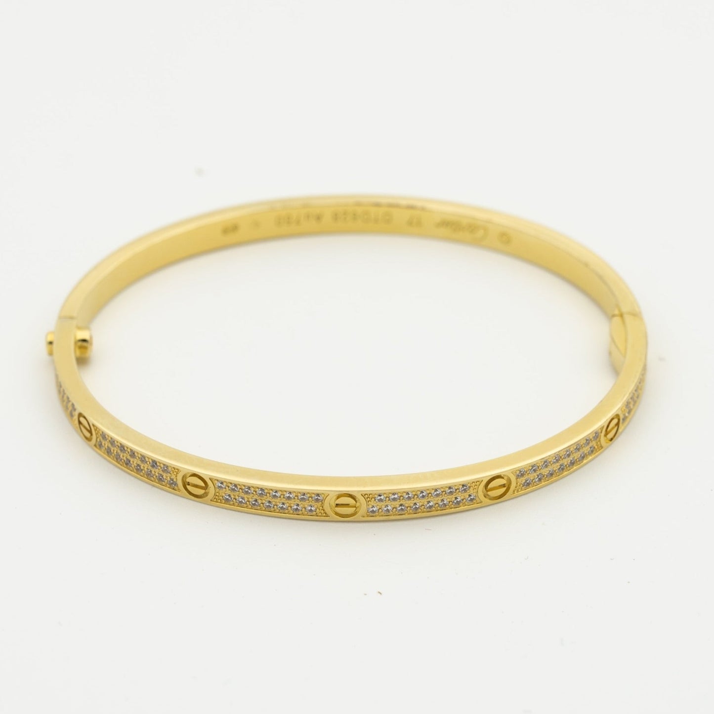 [Amore Jewelry]LOVE BRACELET 3.65MM DIAMOND-PAVED