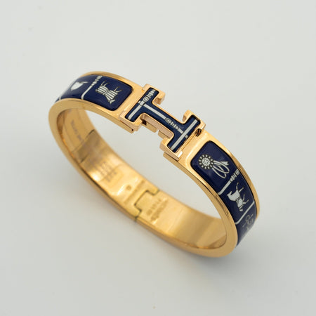 [Amore Jewelry]H BRACELET BLUE CERAMIC