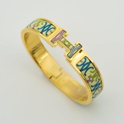 [Amore Jewelry]H BRACELET BEIGE MULTICOLOR