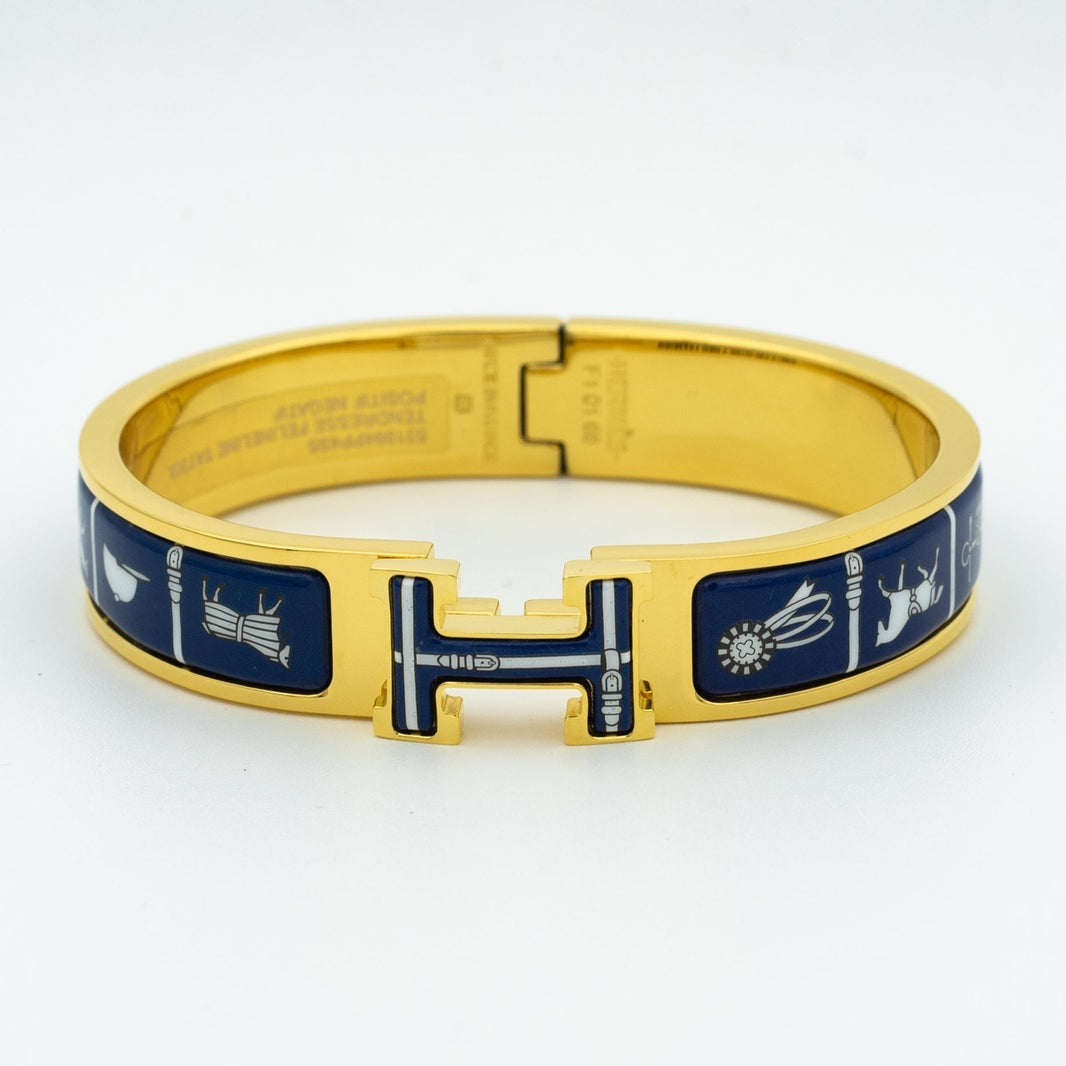 [Amore Jewelry]H BRACELET BLUE CERAMIC