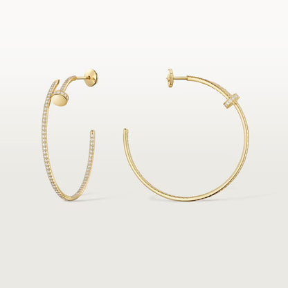 [Amore Jewelry]JUSTE FULL DIAMOND LARGE EARRINGS