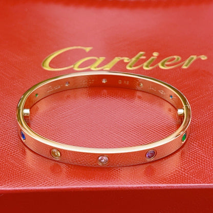 [Amore Jewelry]2026 RAINBOW LOVE BRACELET 6.1MM  10 DIAMONDS