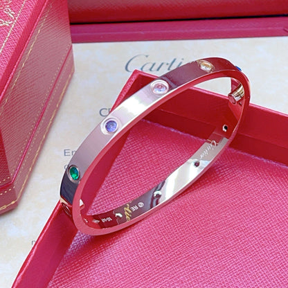 [Amore Jewelry]2026 RAINBOW LOVE BRACELET 6.1MM  10 DIAMONDS