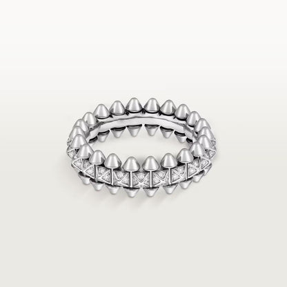 [Amore Jewelry]CLASH 6.4MM SMALL FULL DIAMOND RING