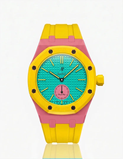 Silicone Strap & Case  Royal Pop Otg Roz(Customize  Colors)