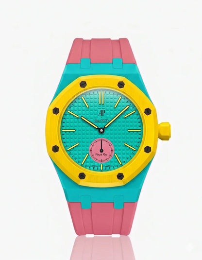 Silicone Strap & Case  Royal Pop Otg Roz(Customize  Colors)