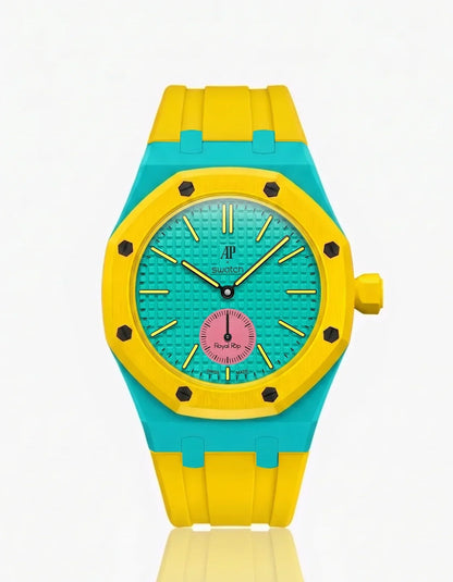Silicone Strap & Case  Royal Pop Otg Roz(Customize  Colors)