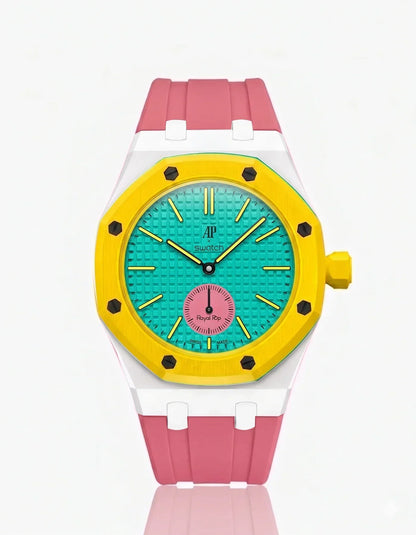 Silicone Strap & Case  Royal Pop Otg Roz(Customize  Colors)