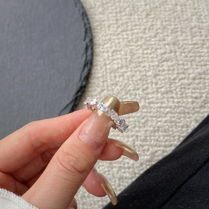 [Amore Jewelry]Exquisite Pear Cut Tennis Ring