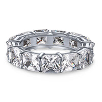 [Amore Jewelry]Elegant Princess Cut Tennis Ring