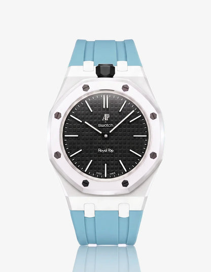Silicone Strap & Case Royal Pop Ocho Negro(Customize  Colors)