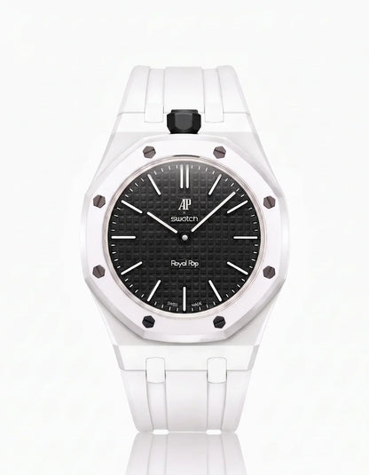 Silicone Strap & Case Royal Pop Ocho Negro(Customize  Colors)