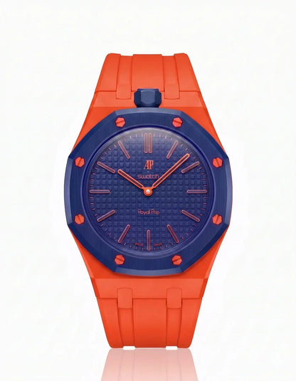 Silicone Strap & Case  Royal Pop Orenji Hachi(Customize  Colors)
