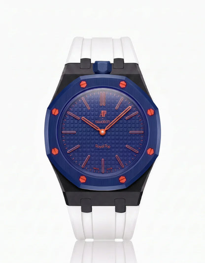 Silicone Strap & Case  Royal Pop Orenji Hachi(Customize  Colors)