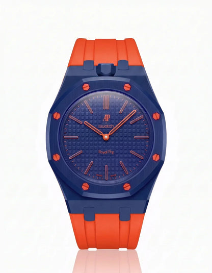 Silicone Strap & Case  Royal Pop Orenji Hachi(Customize  Colors)