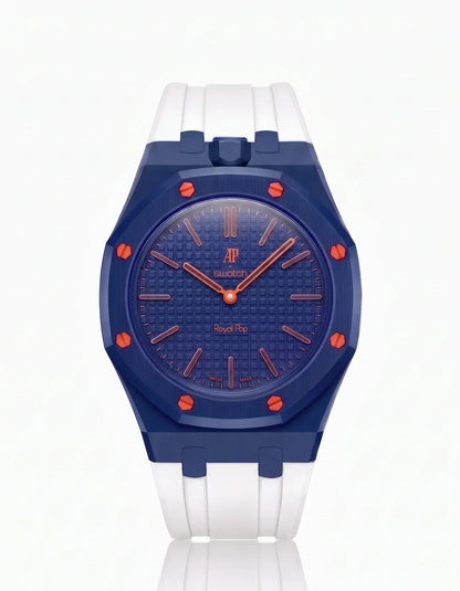 Silicone Strap & Case  Royal Pop Orenji Hachi(Customize  Colors)