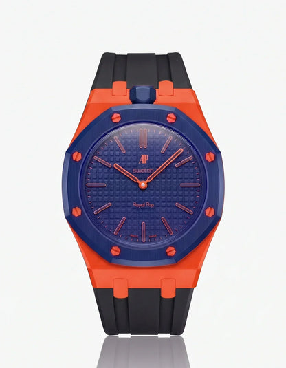 Silicone Strap & Case  Royal Pop Orenji Hachi(Customize  Colors)