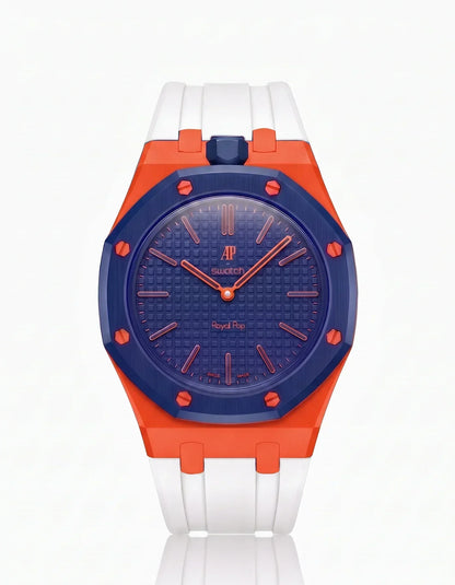 Silicone Strap & Case  Royal Pop Orenji Hachi(Customize  Colors)