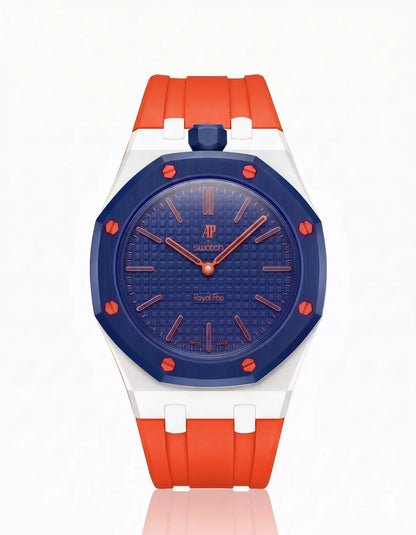 Silicone Strap & Case  Royal Pop Orenji Hachi(Customize  Colors)