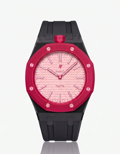 Silicone Strap &  Case  Royal Pop Otto Rosso(Customize  Colors)