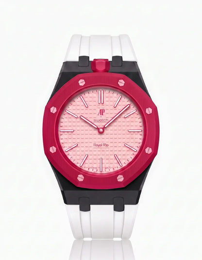 Silicone Strap &  Case  Royal Pop Otto Rosso(Customize  Colors)