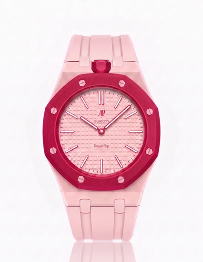 Silicone Strap &  Case  Royal Pop Otto Rosso(Customize  Colors)