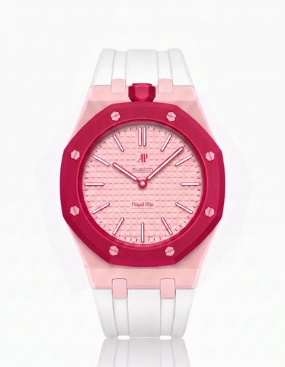 Silicone Strap &  Case  Royal Pop Otto Rosso(Customize  Colors)