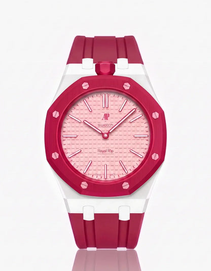 Silicone Strap &  Case  Royal Pop Otto Rosso(Customize  Colors)
