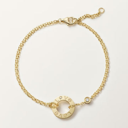 [Amore Jewelry]LOVE BRACELET 2 DIAMOND