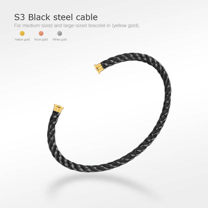 [Amore Jewelry]FORCE SERIES BRACELET CABLES 50 CHOICES (DIY SELECTION)