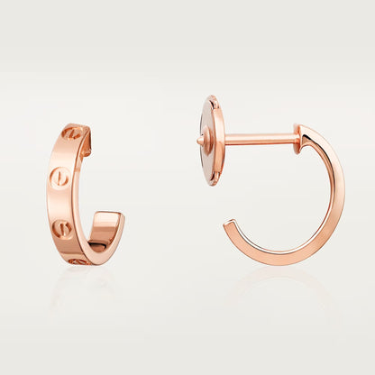 [Amore Jewelry]LOVE EARRINGS 2.65 MM NO DIAMOND SMALL