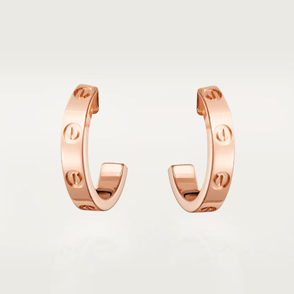 [Amore Jewelry]LOVE EARRINGS 2.65 MM NO DIAMOND SMALL