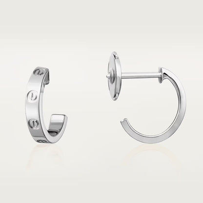 [Amore Jewelry]LOVE EARRINGS 2.65 MM NO DIAMOND SMALL