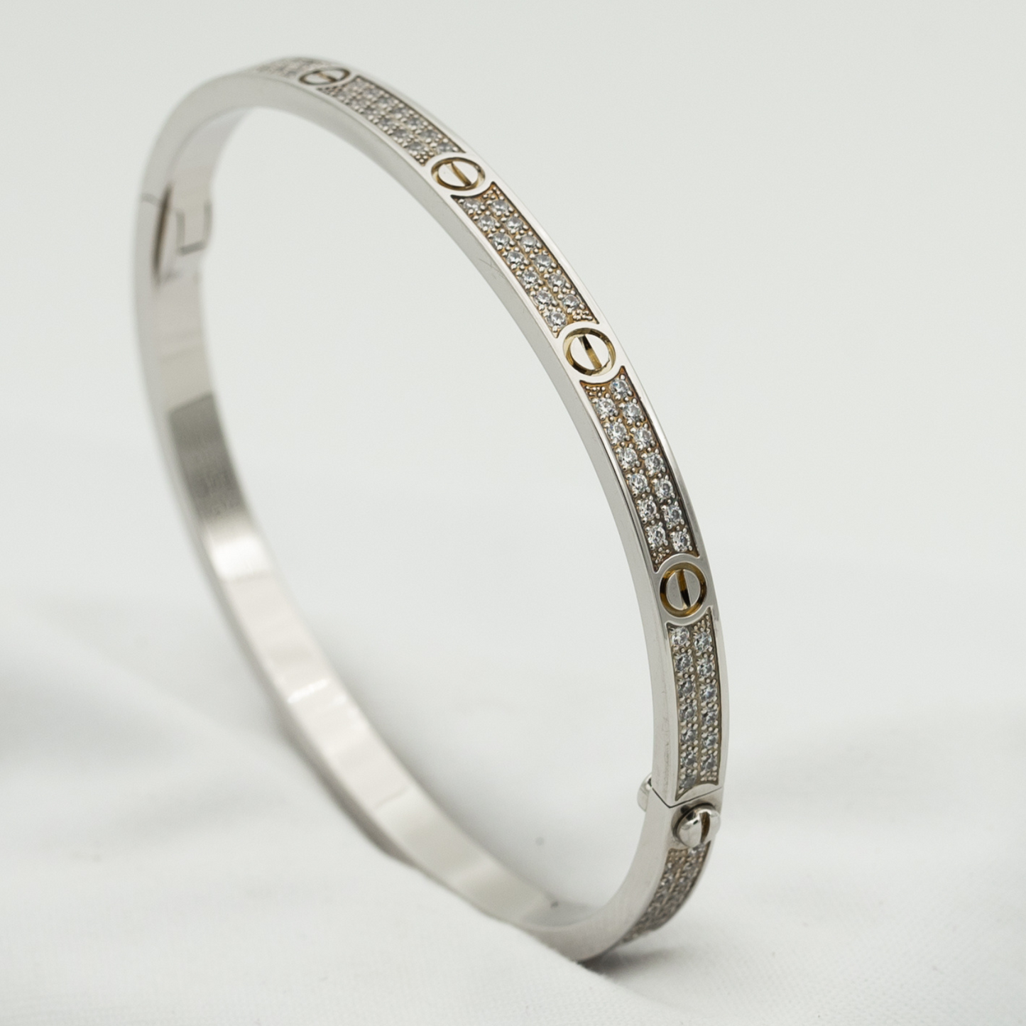 [Amore Jewelry]LOVE BRACELET 3.65MM DIAMOND-PAVED