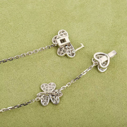 [Amore Jewelry]FRIVOLE SILVER 9 FLOWERS NECKLACE