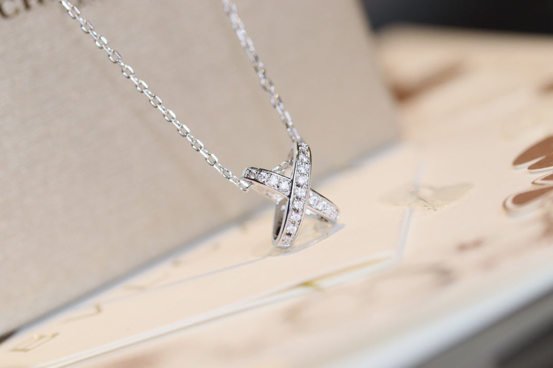 [Amore Jewelry]JEUX DE DIAMOND NECKLACE