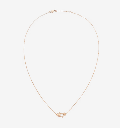 [Amore Jewelry]FORCE 10 DIAMOND PINK GOLD NECKLACE MINI MODEL