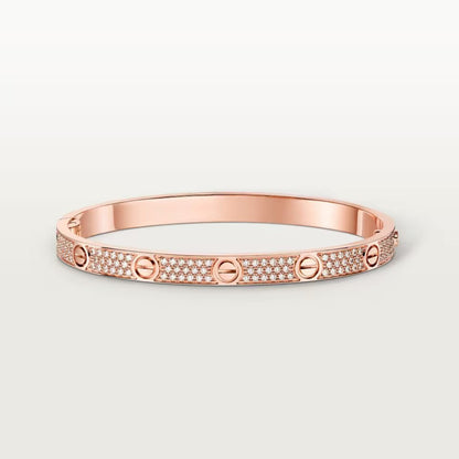 [Amore Jewelry]LOVE BRACELET 4.8MM DIAMOND-PAVED