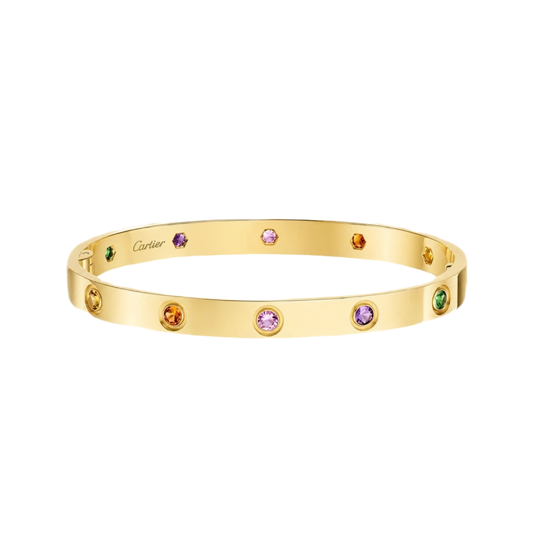 [Amore Jewelry]2026 RAINBOW LOVE BRACELET 6.1MM  10 DIAMONDS