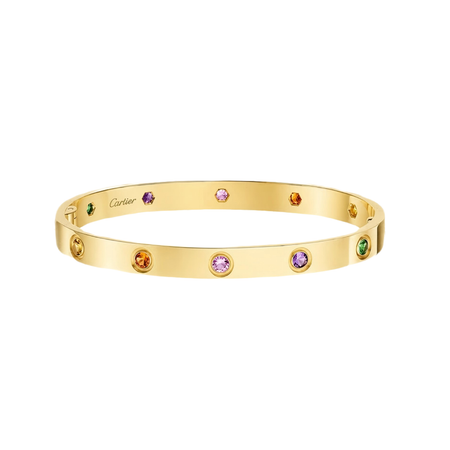 [Amore Jewelry]2026 RAINBOW LOVE BRACELET 6.1MM  10 DIAMONDS