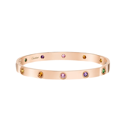 [Amore Jewelry]2026 RAINBOW LOVE BRACELET 6.1MM  10 DIAMONDS