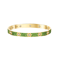 [Amore Jewelry]2026 PAVE GEMSTONE LOVE BRACELET 6.1MM 10 DIAMONDS